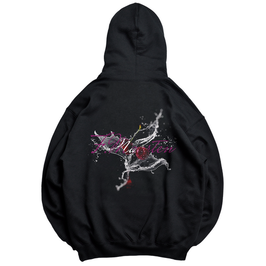 Hoodie "Cherry" in black | F.Maarten